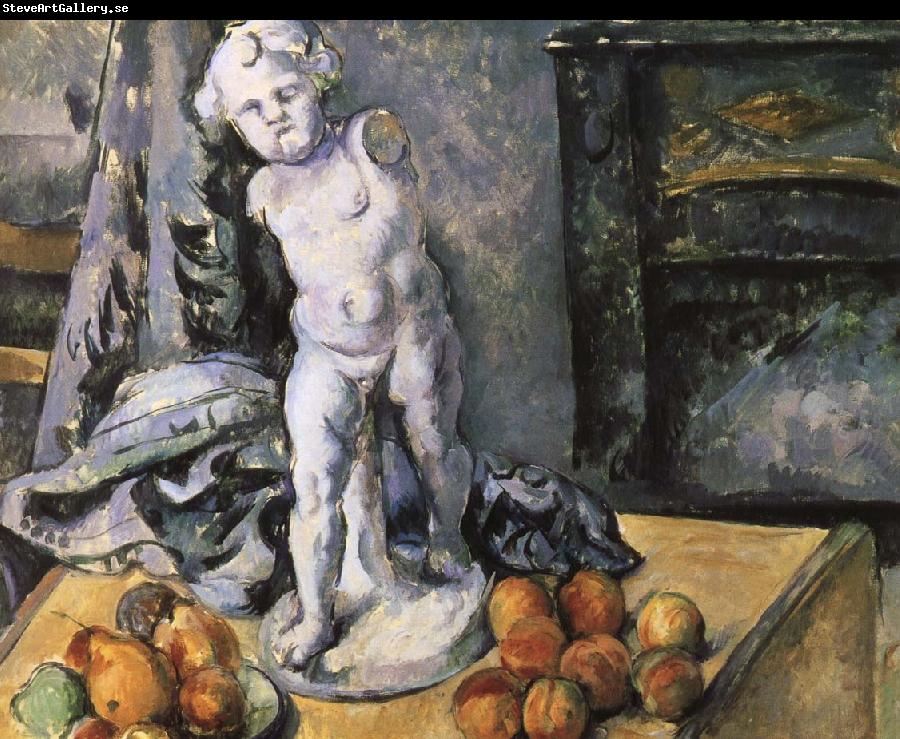 Paul Cezanne God of Love plaster figure likely still life